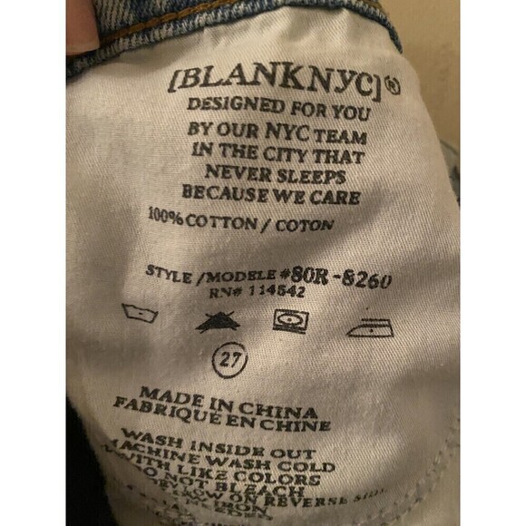 Blank NYC Acid Trip Cut-off Shorts Sz.27 - Picture 5 of 5